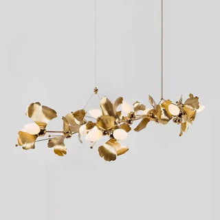 LOMINA Gilded Flower-Shape Ceiling Light – view 1