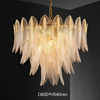 Gilded sculpted glass Art Deco pendant lamp, decorative ceiling hanging light