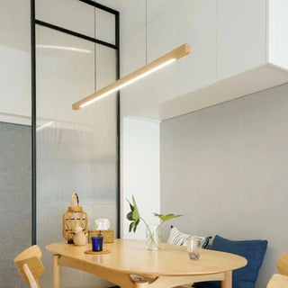 CONI Wood-Effect LED Ceiling Light for Open Spaces – view 1