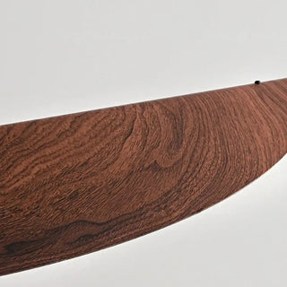 BOVA Dark Wood Effect Oval Design Ceiling Light – view 5