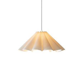 Stylish fan effect pendant light, contemporary designer hanging ceiling fixture