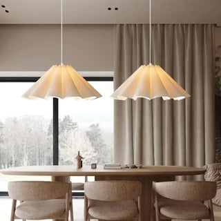 Fan-shaped pendant lamp, contemporary stylish ambient ceiling hanging light