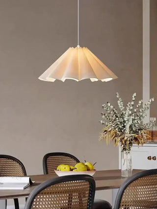 Contemporary fan effect pendant light, stylish ambient ceiling fixture