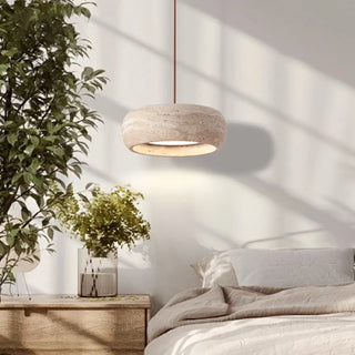 BRAM Stone Effect White Ceiling Light – view 1