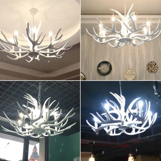 JUNIAH Elegant White Horn-Shape Ceiling Light – view 5