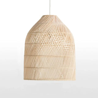 LANTO Elegant Wicker Braid Lantern Ceiling Light – view 1
