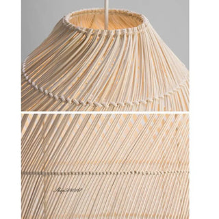 LANTO Elegant Wicker Braid Lantern Ceiling Light – view 8