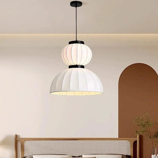 SILKLAN Wabi-Sabi Silk Lantern Superimposed Ceiling Light – view 2