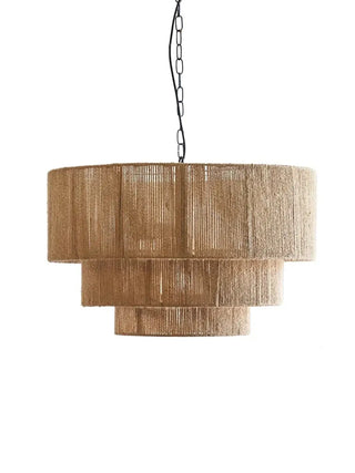 POTYRON Natural Braided Fiber Ceiling Light – view 5