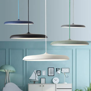 COFI Slim Colored Shade Modern Kitchen Ceiling Light – view 1