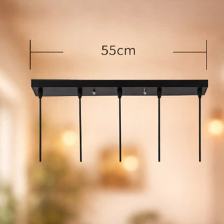 ARIA Colored Bottle Shape Chic Design Ceiling Light – view 12