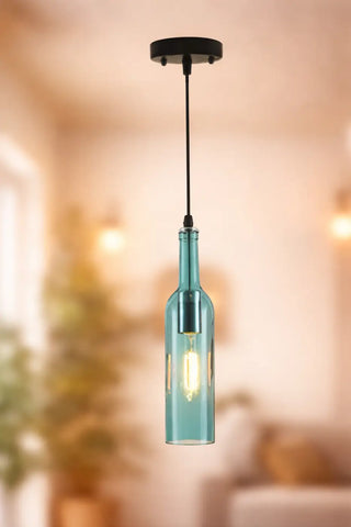 ARIA Colored Bottle Shape Chic Design Ceiling Light – view 4