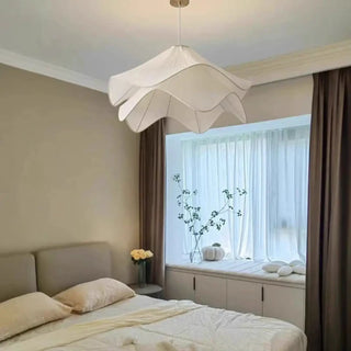 FLEURA Pleated Floral Elegant Ceiling Light – view 3