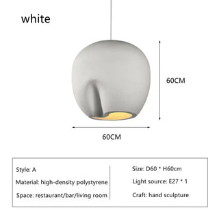 Suspension Organic – Suspension contemporaine avec design de luminaire aux courbes douces