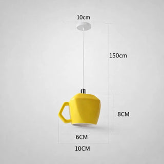 Suspension Rétro - Luminaire Minimaliste en Forme de Coupe pour Salle à Manger