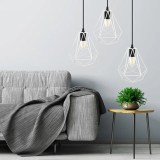 NOGE Black Minimalist Geometric Pendant Ceiling Light – view 2