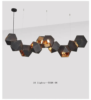 DORITSO Modern Geometric Adjustable Ceiling Light – view 5