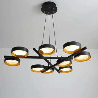 KEXONG Graphic Black Luminous Circle Ceiling Light – view 4