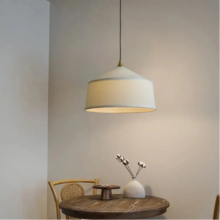 CANDE Incandescent Fabric White or Black Ceiling Light – view 2