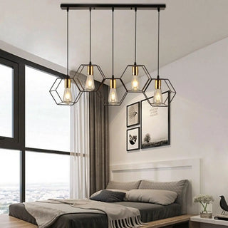 CAGEI Industrial Cage Ceiling Light – view 4
