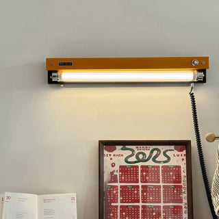 TIONA industrial yellow fluorescent tube pendant light