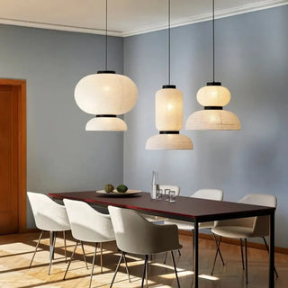 JAPAPA Japanese White Paper Lantern Ceiling Light – view 2