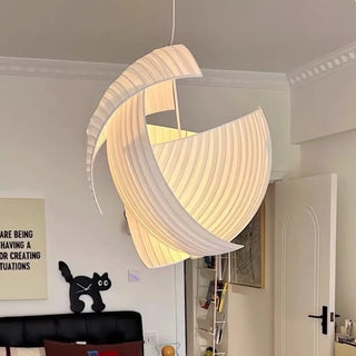 OTYORE Japanese White Elegant Fabric Pendant – view 2