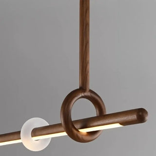 LUERYTE LED Wood and Acrylic Design Ceiling Light – view 5