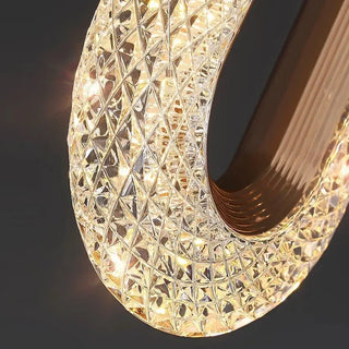 DIVA LED Golden Ceiling Light Available in Oval or Round – view 4