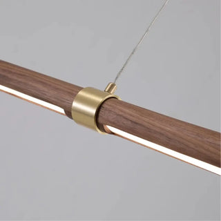 CUIBO LED Linear Natural Wood Ceiling Light – view 5