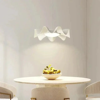 Modern transparent acrylic LED pendant, contemporary ceiling hanging fixture