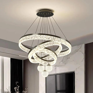 DARNIRY Modern LED Circular Rings Ceiling Light – view 4