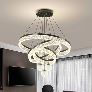 DARNIRY Modern LED Circular Rings Ceiling Light – view 2