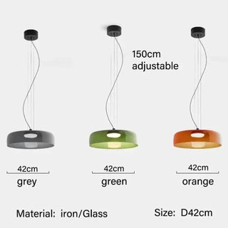 LUTYRGYSIS LED Orange Striking Elegant Ceiling Light – view 12