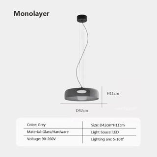 LUTYRGYSIS LED Orange Striking Elegant Ceiling Light – view 10