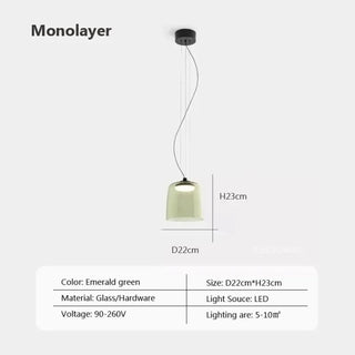 LUTYRGYSIS LED Orange Striking Elegant Ceiling Light – view 3
