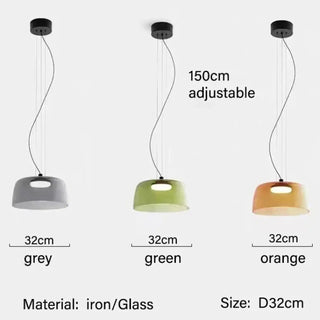 LUTYRGYSIS LED Orange Striking Elegant Ceiling Light – view 13