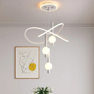 MADO LED Dining Room Gold Black White Ceiling Light – view 3