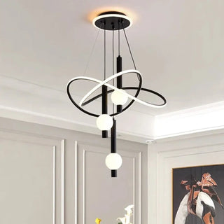 MADO LED Dining Room Gold Black White Ceiling Light – view 2