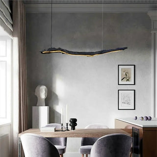 LED organic sculptural pendant light, modern hanging ceiling fixture