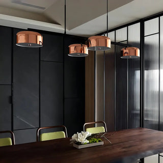 LINACO Modern Linear Four-Shade Copper Ceiling Light – view 2