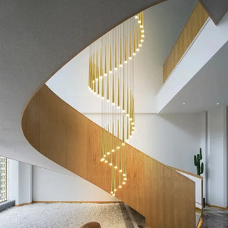 ALIXE Luxury Gilded Staircase Ceiling Light – view 3