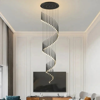 ALIXE Luxury Gilded Staircase Ceiling Light – view 2