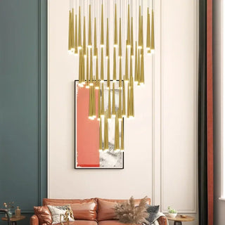 ALIXE Luxury Gilded Staircase Ceiling Light – view 4