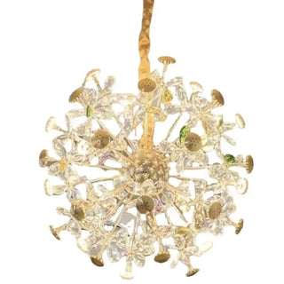 DOCO Luxurious Gold Pendant Ceiling Light with Colorful Decorations – view 6