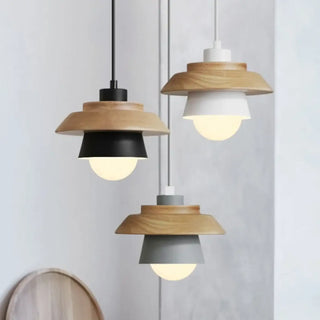 MABO Wood Aluminium Macaron Kitchen Ceiling Light – view 2