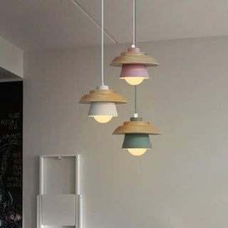 MABO Wood Aluminium Macaron Kitchen Ceiling Light – view 1