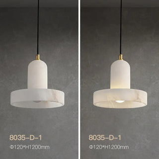 Modern marble pendant ceiling light, gold elegant hanging lamp