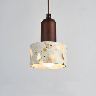 CHANDER Metal with Marble Shade Ceiling Light – view 4
