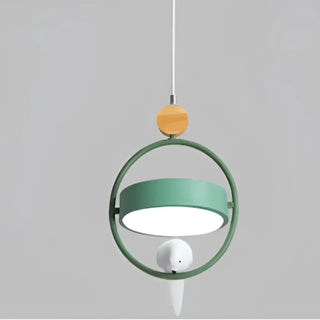 NGOTY Metal and Wood Bird Design Ceiling Light – view 3
